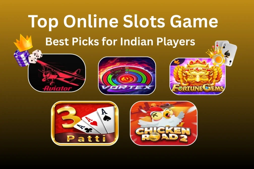 Visual Showing Top Online slots Name in India